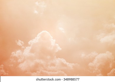 sky and clouds with gradient filter , nature abstract background