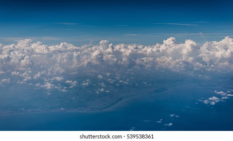 Sky and clouds from a plane