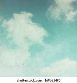 Sky Clouds Retro Vintage Style Stock Photo 169621493 | Shutterstock