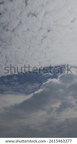 sky and clouds are something that cannot be separated, Sukamahi village, Ciparay Indonesia 