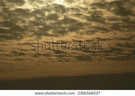 The sky clouds the state of the clouds at sunset