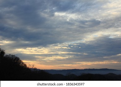 Sky Clouds Sunset Horizon View Mt Diablo California