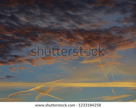 Similar – Image, Stock Photo Sunset over Sardinian landscape