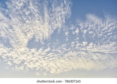 Sky with clouds when looking up