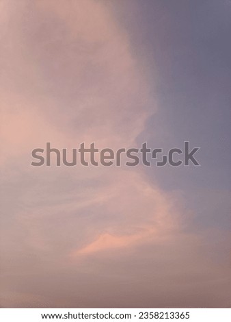 sky conditions in the morning at sunrise