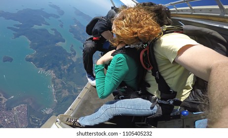 Sky Diving Tandem Self Portrait