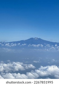 sky during the flight to