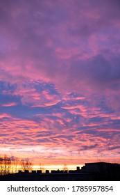 sky empyrean heaven sky clouds dusk evening dimpsy twilight - Shutterstock ID 1785957854
