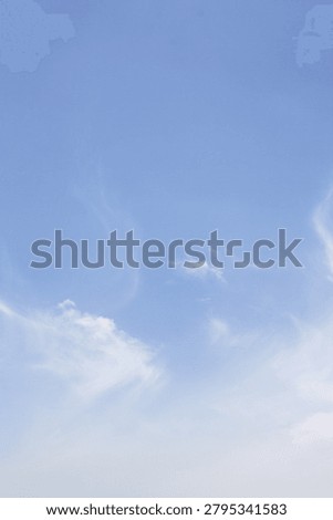 
It is a sky with feathery clouds.