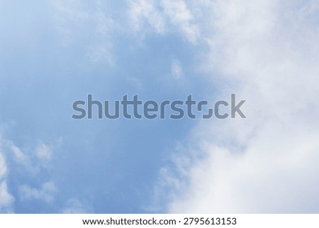
It is a sky with feathery clouds.