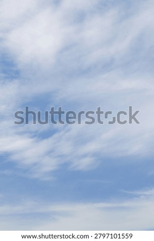It is a sky with feathery clouds.