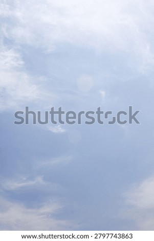 
It is a sky with feathery clouds.
