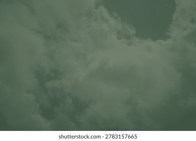 The sky is filled with thick, gray clouds, suggesting an impending storm or a somber, atmospheric mood