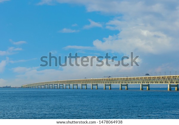 Sky Gate Bridge R Kansai International Stock Photo Edit Now