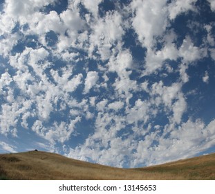 A Sky To Get Lost In. Sky Above Fairmont Ridge In Castro Valley, California