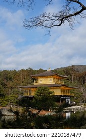 Sky At Gold Temple At Japan