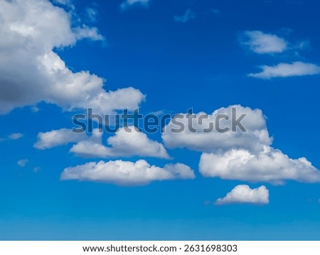 Sky landscape as background. Sky and clouds. 