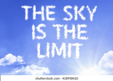 limit sky word blue cloud shutterstock