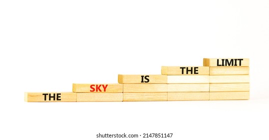 827 Sky Is The Limit Typography Images, Stock Photos & Vectors 