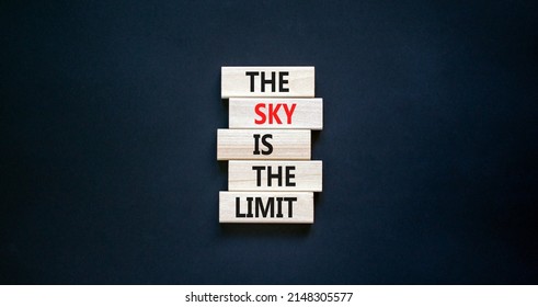 827 Sky is the limit typography Images, Stock Photos & Vectors ...