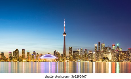 Sky Line Of Toronto, Canada