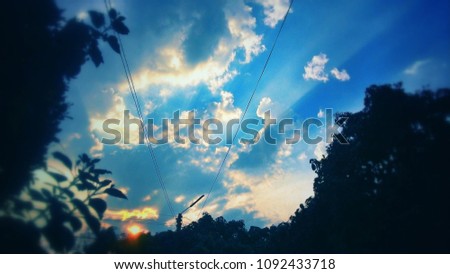 the sky in the memmory
