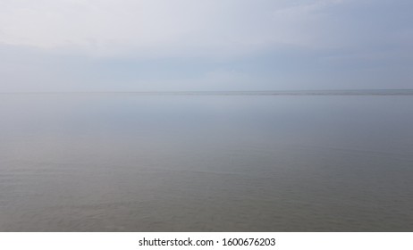 Sky Mirror Straits Of Malacca Kuala Selangor Malaysia