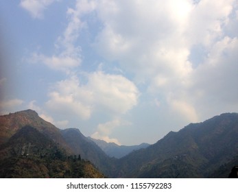 sky mountain with clouds 