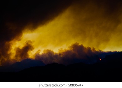 sky on fire