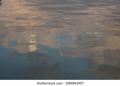 Sky reflection in water