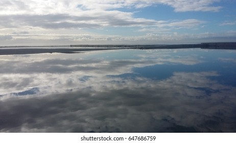 sky reflection in water