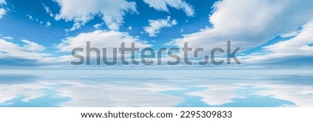 Similar – Image, Stock Photo cloud mirror Relaxation