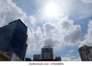 Sky scraper with blue sky