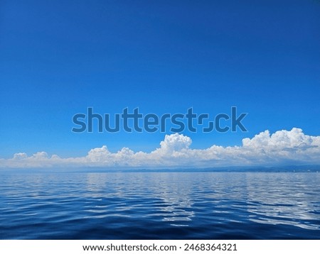 the sky and the sea, the sea and clouds, the sky, the sea, the clouds