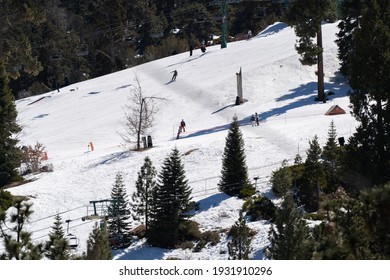 Sky Slopes In Big Bear Lake California