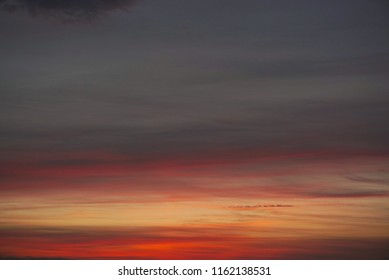  the sky at sunset                              