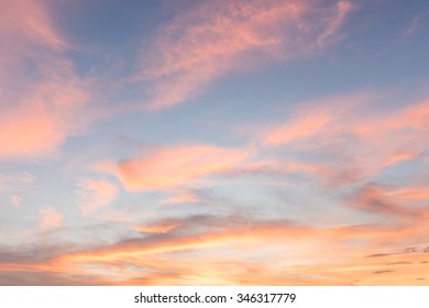 sky sunset background - Shutterstock ID 346317779
