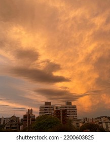 Sky With Sunset In The Serra Gaúcha