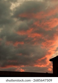 sky, sunshine, redsky, dramatic, nature