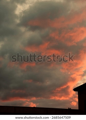 sky, sunshine, redsky, dramatic, nature