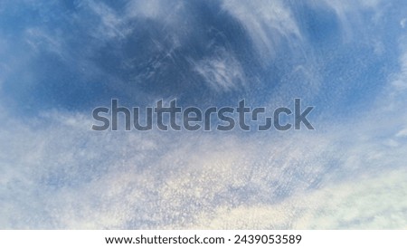 Similar – clouds Evening altocumulus