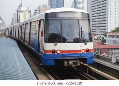 The Sky Train In Bangkok