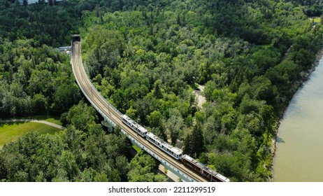 A Sky View Of LRT Edmonton