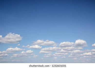 Sky with white clouds pattern background