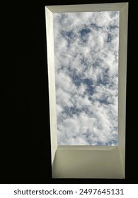 Sky window featuring the clouds