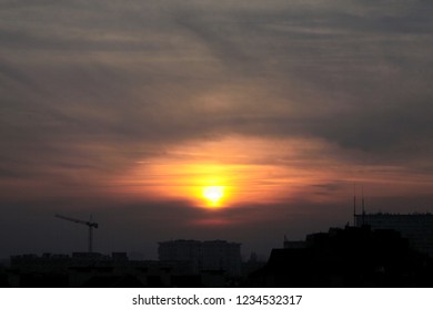 sky,clouds and sunset