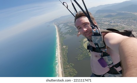 Skydiving Selfie Over The Bea