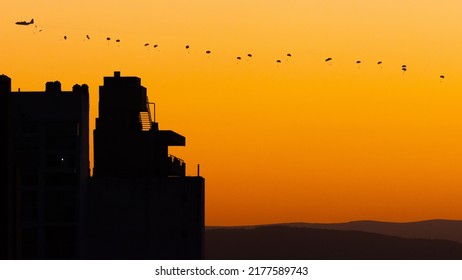 Skydiving At Sunset In Córdoba