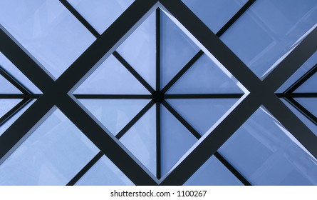 Skylight highlight with reflections Foto Stock