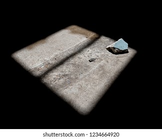 Skylight Shadow With Rock